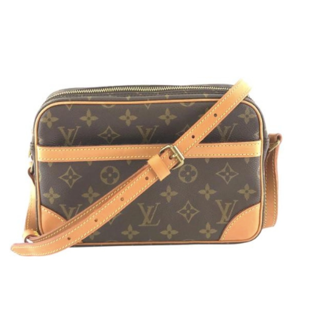 Trocadero Messenger Coated Canvas Cross Body Bag - Picture 1 of 8